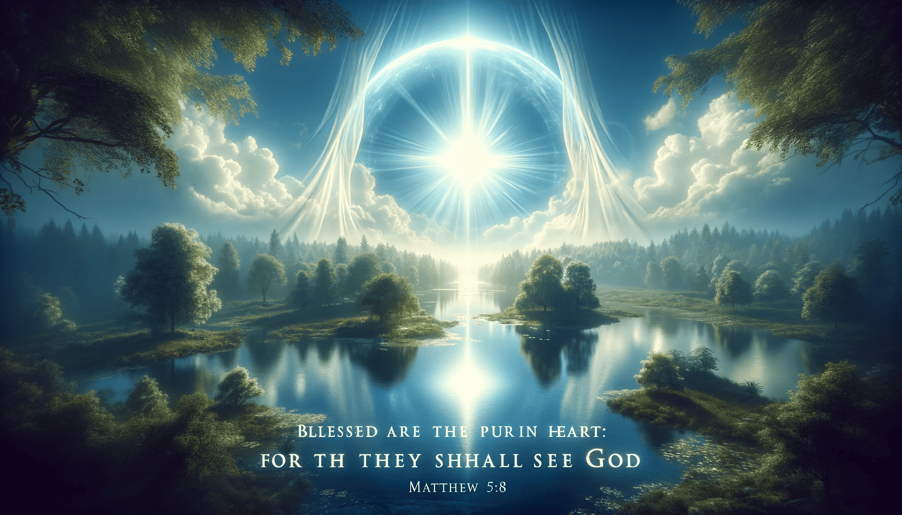 Blessed are the pure in heart: for they shall see God