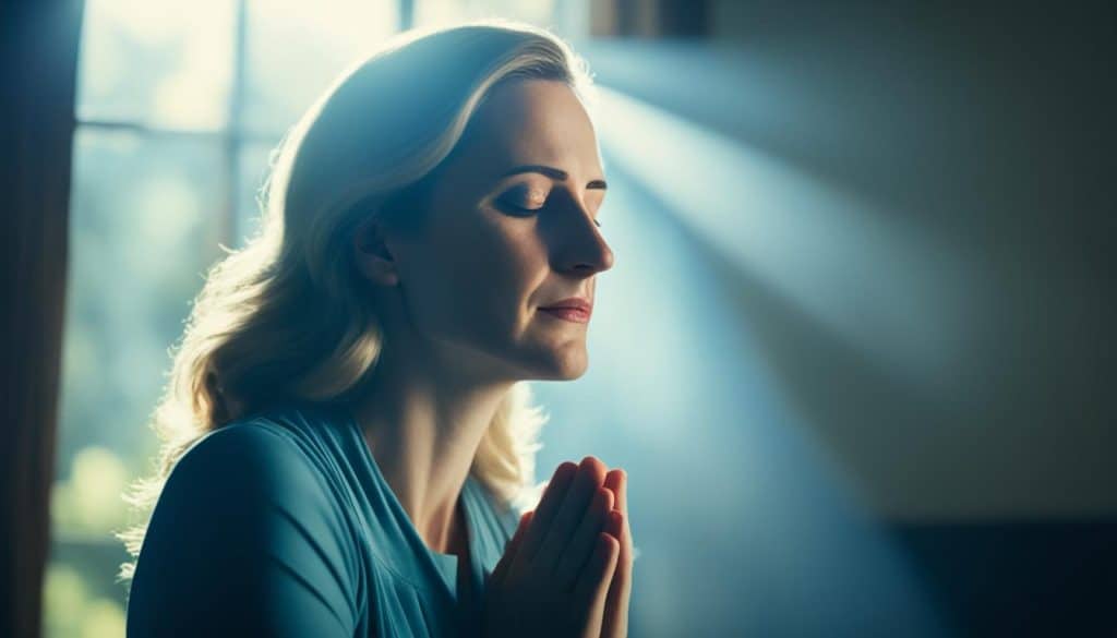 finding peace in prayer