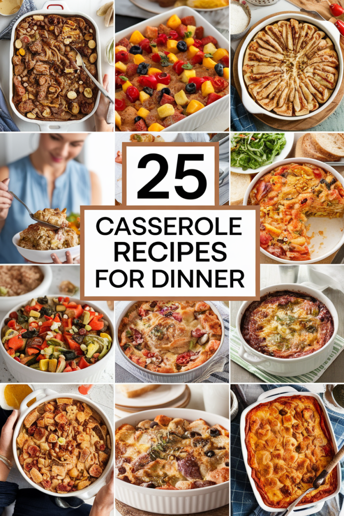 25 Delicious Casserole Recipes for Easy Dinners