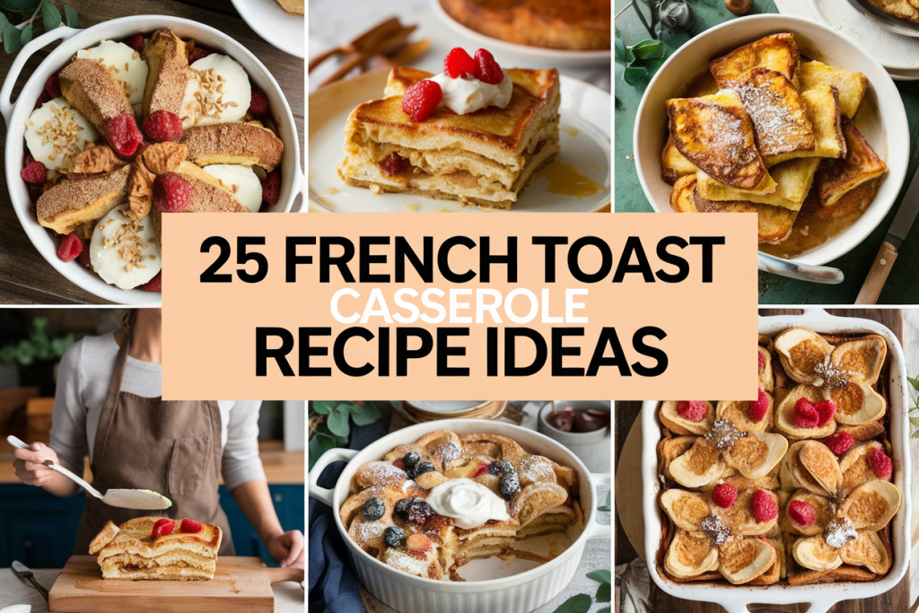 25 Delicious French Toast Casserole Recipe Ideas