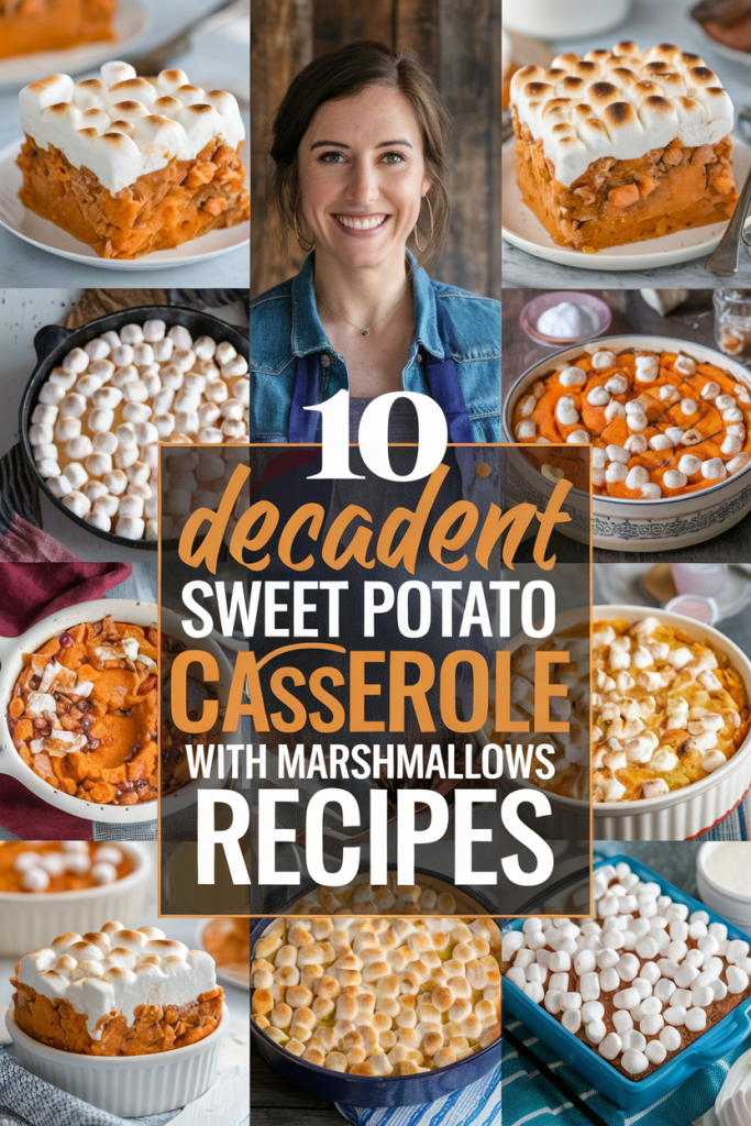 Sweet Potato Casserole with Marshmallows