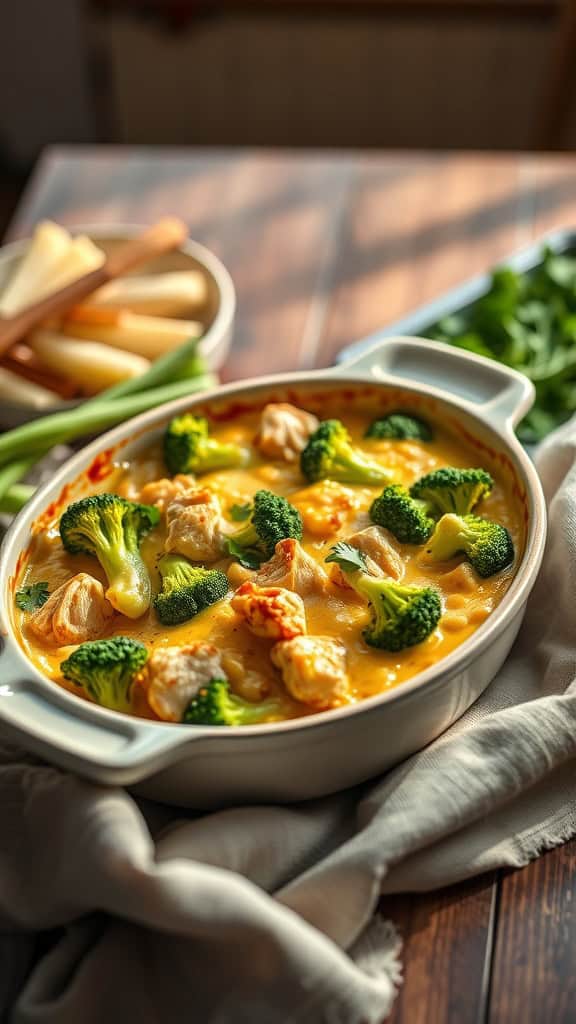 Cheesy Broccoli Chicken Casserole