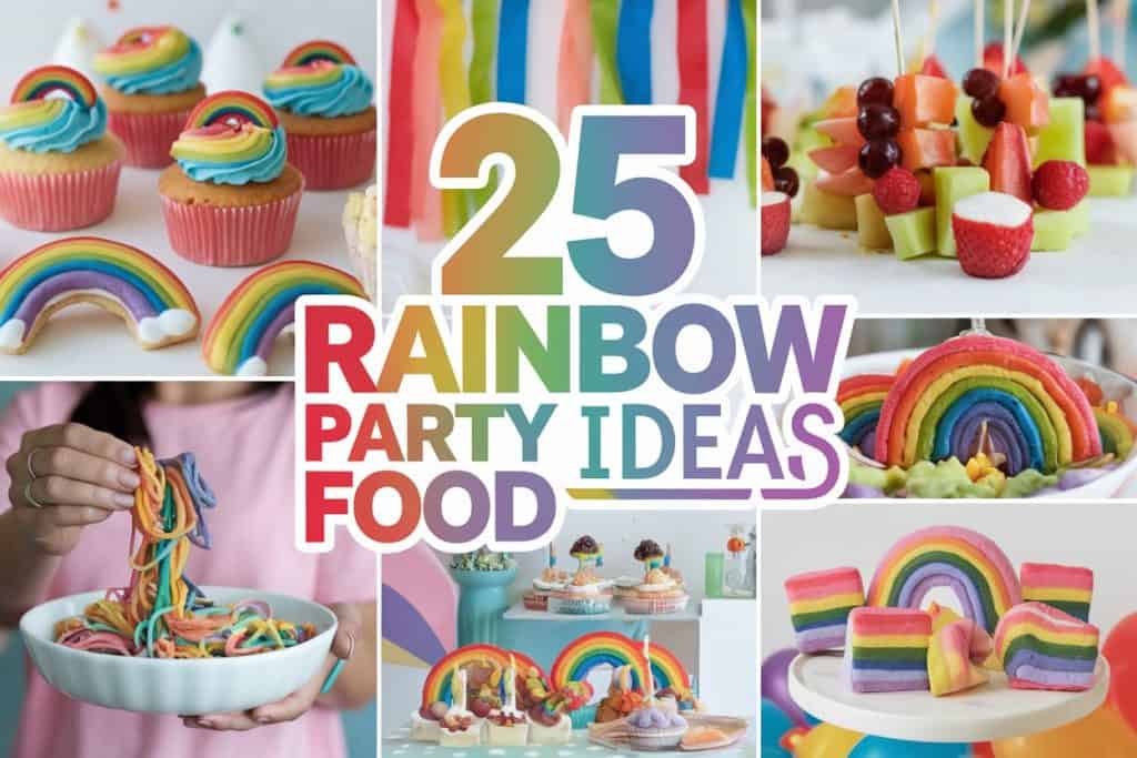 Colorful Rainbow Party Food Ideas