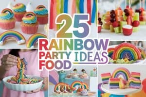 Colorful Rainbow Party Food Ideas