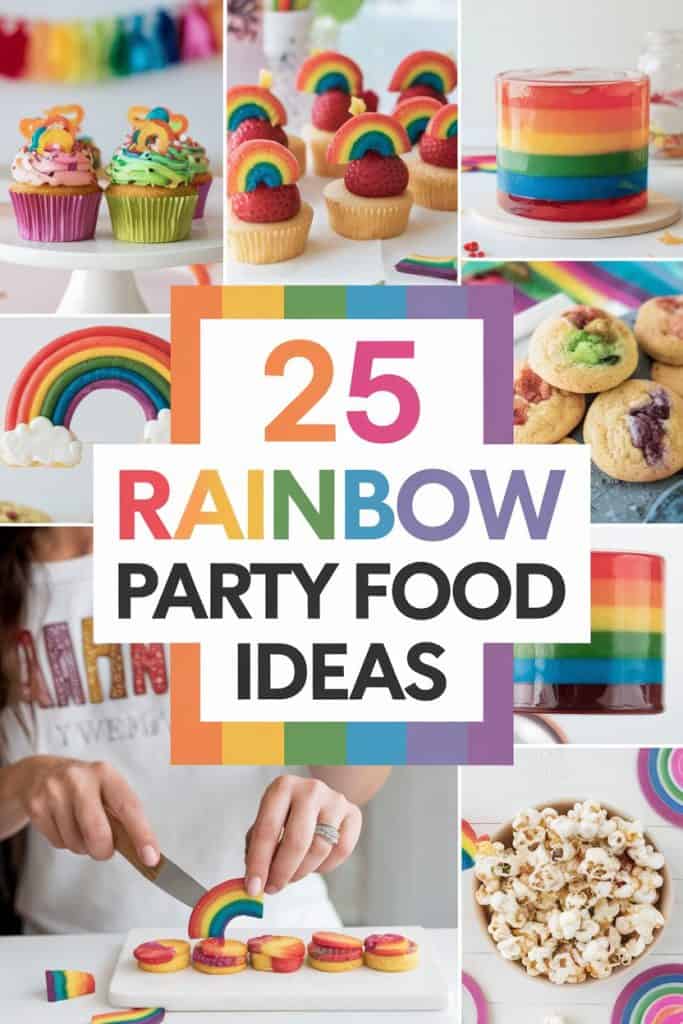 Colorful Rainbow Party Food Ideas