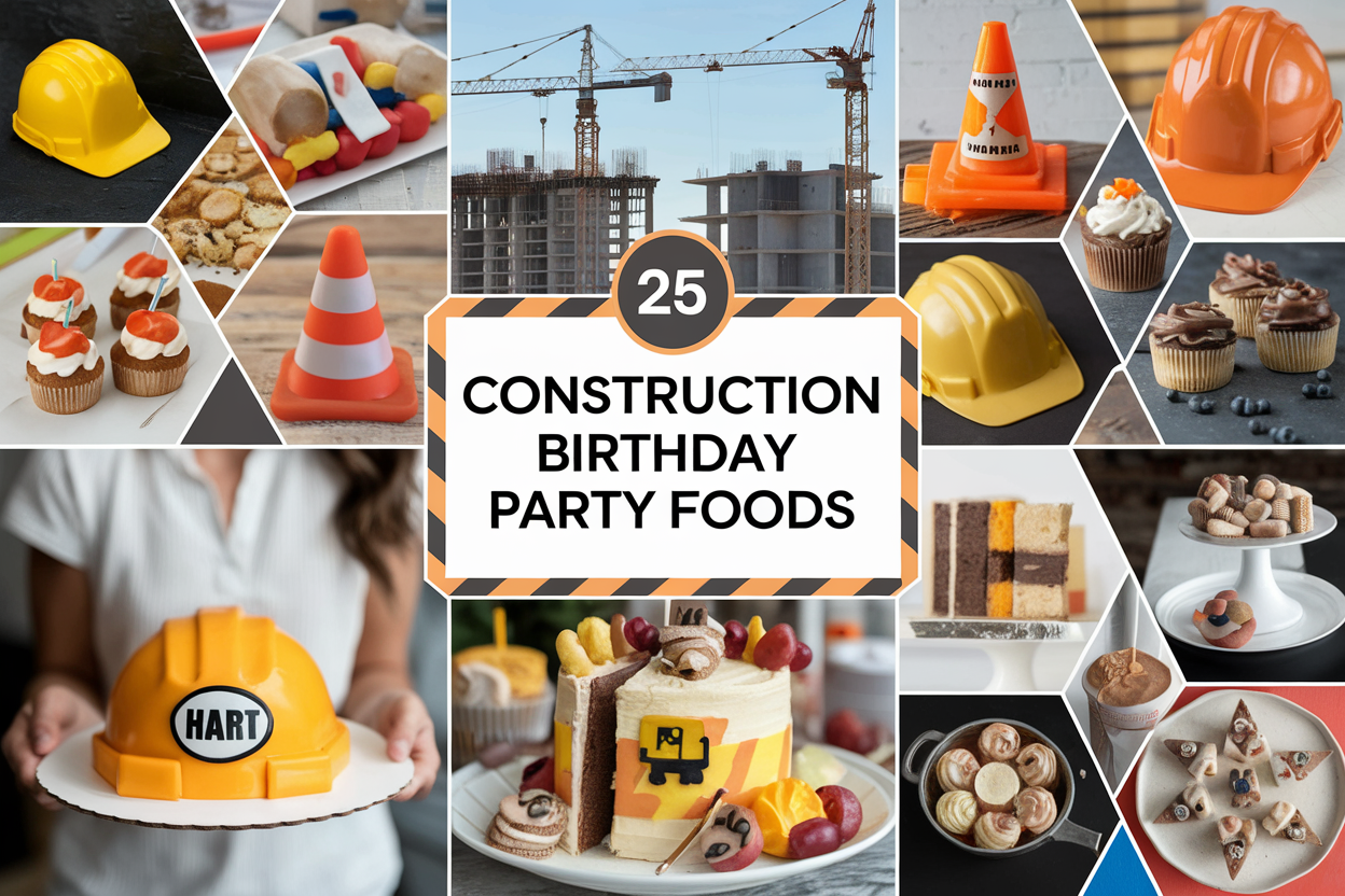 Construction Birthday Party Food Ideas