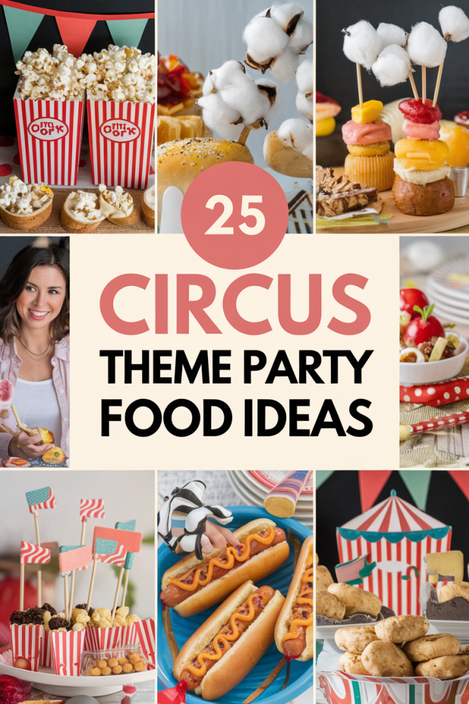 Easy Circus Theme Party Food Ideas