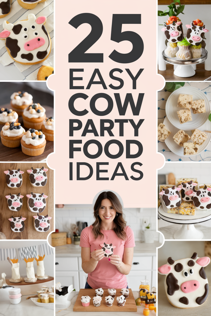 Easy Cow Party Food Ideas