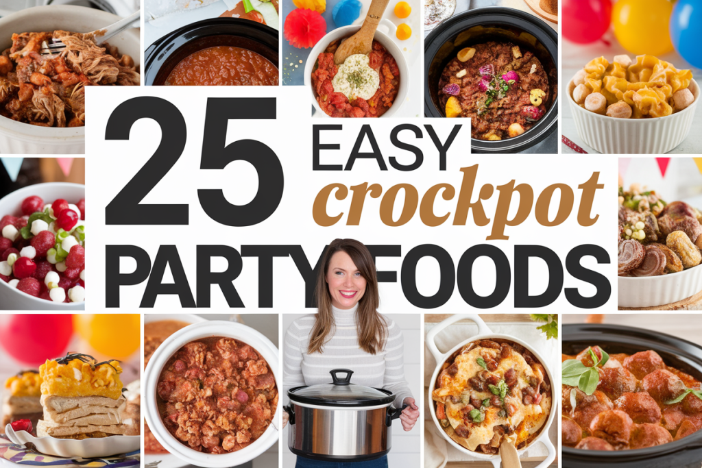 Easy Crockpot Party Foods