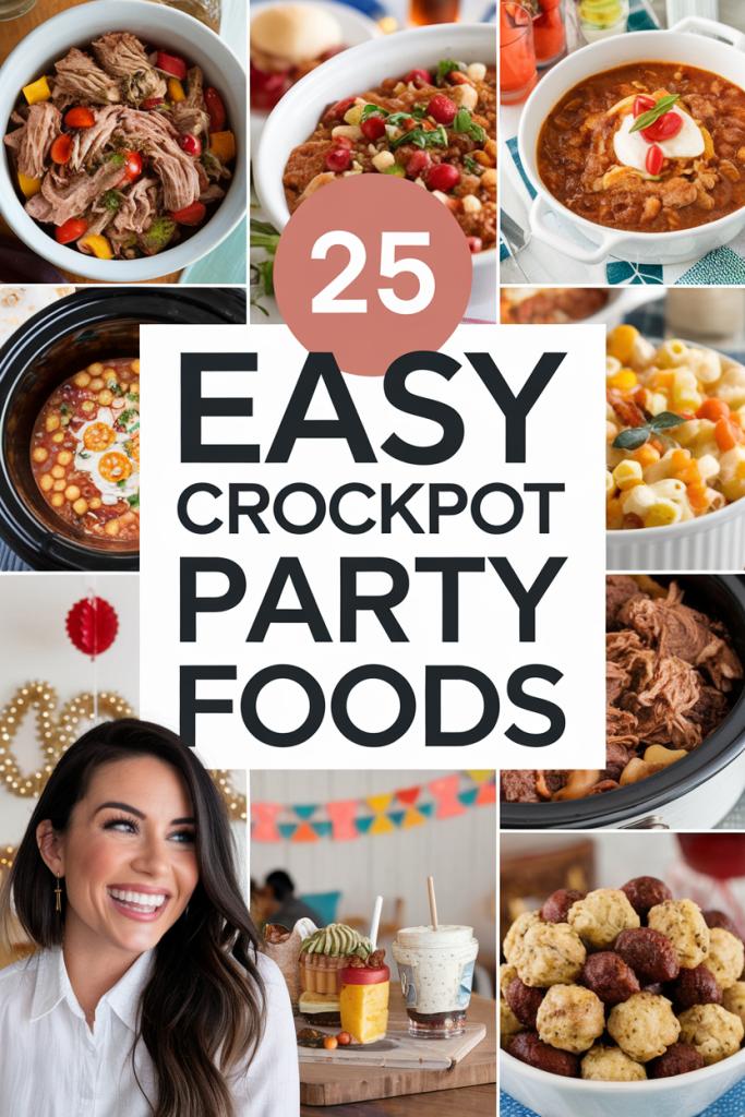 Easy Crockpot Party Foods