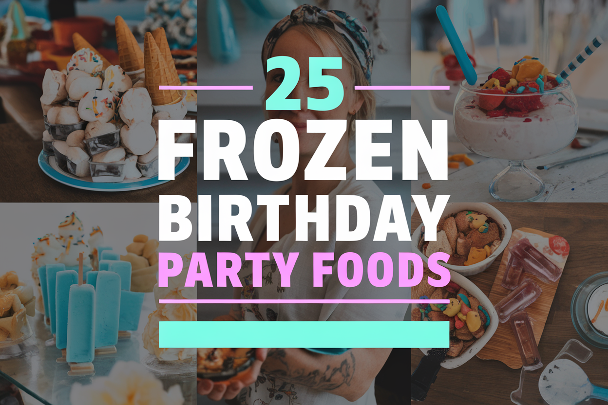 Easy Disney Frozen Birthday Party Food Ideas