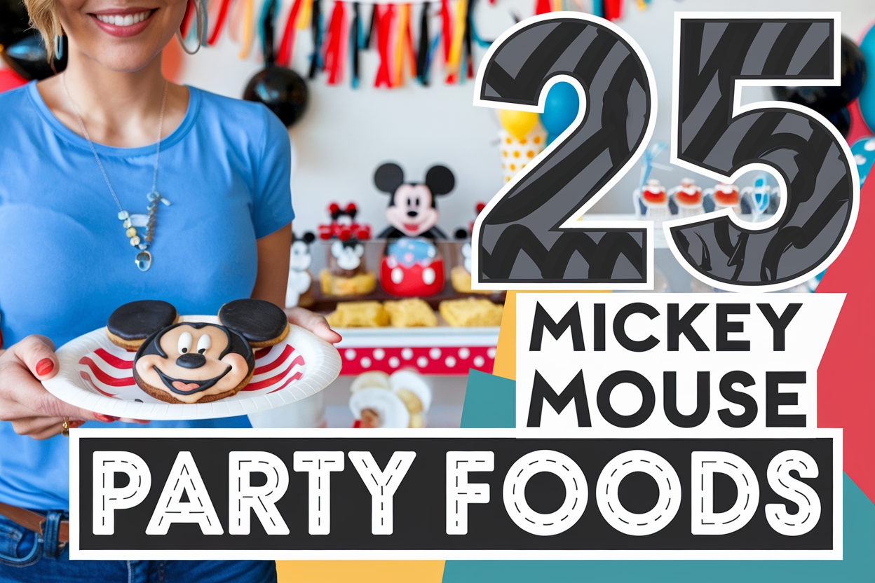 Easy Mickey Mouse Party Food Ideas