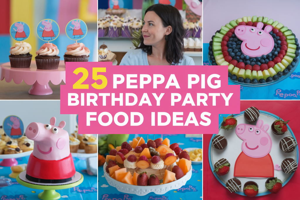 Easy Peppa Pig Birthday Party Food Ideas