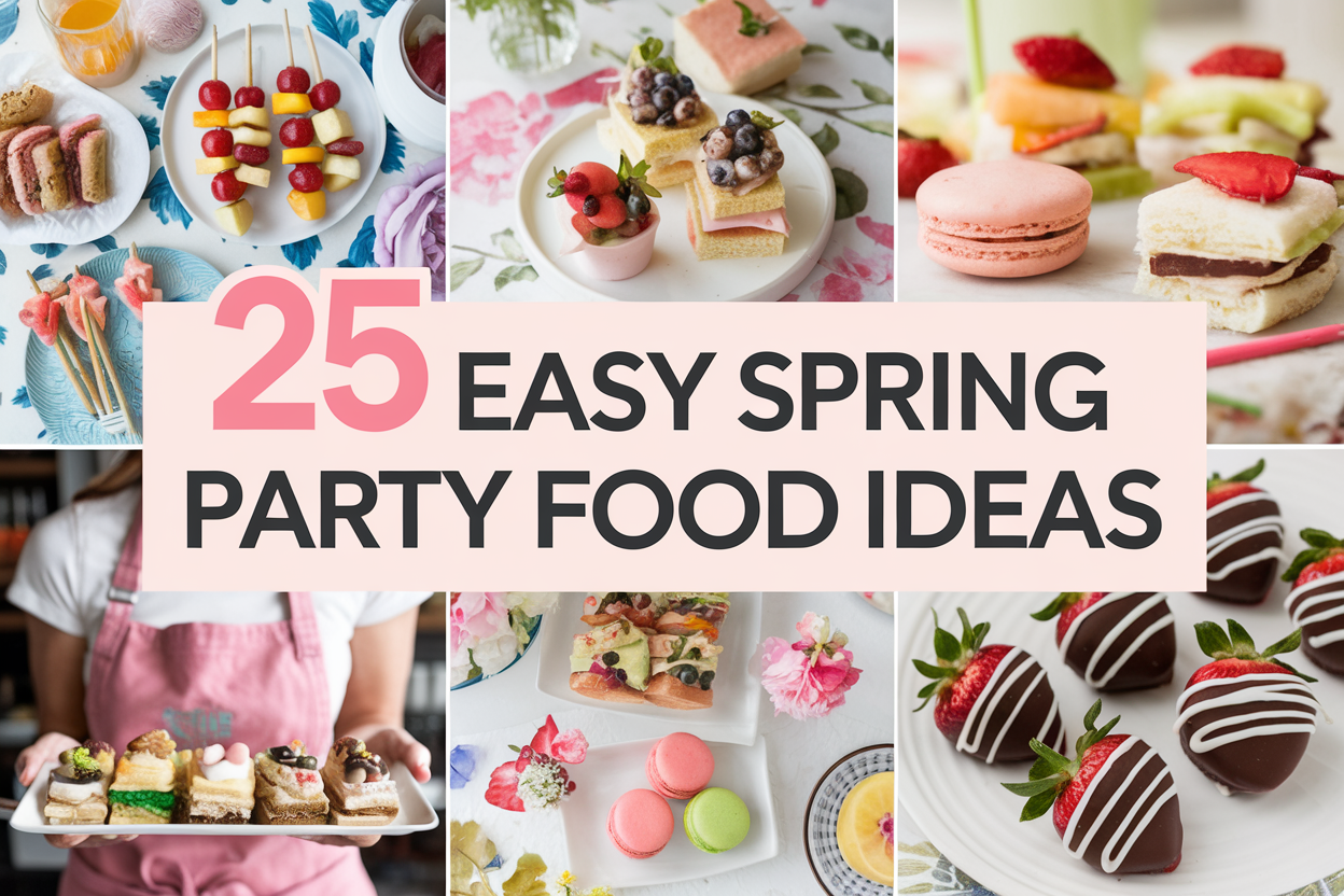 Easy Spring Party Food Ideas