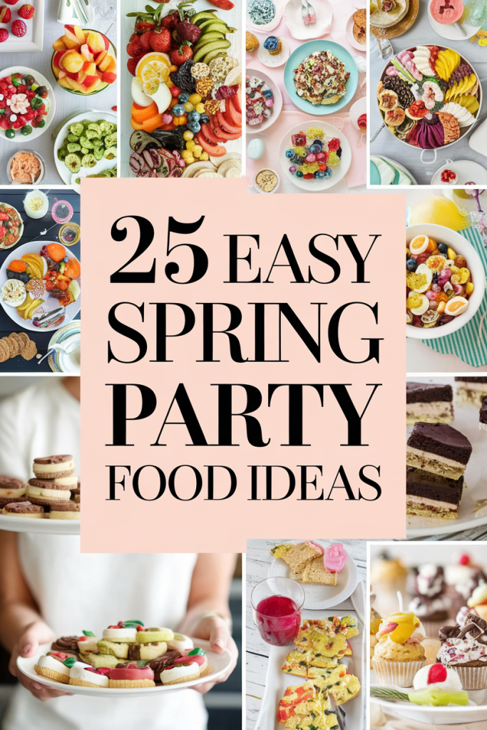 Easy Spring Party Food Ideas