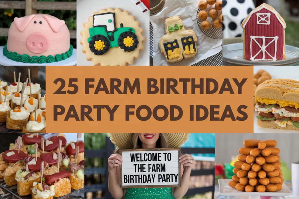 Farm Birthday Party Food Ideas