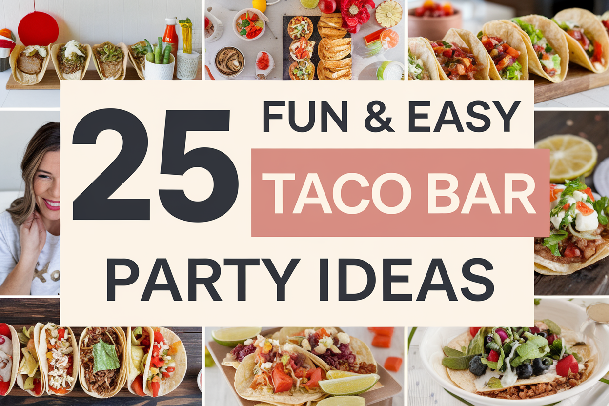 Fun & Easy Taco Bar Party Ideas