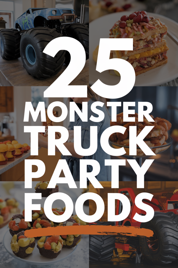 Monster Truck Party Food Ideas