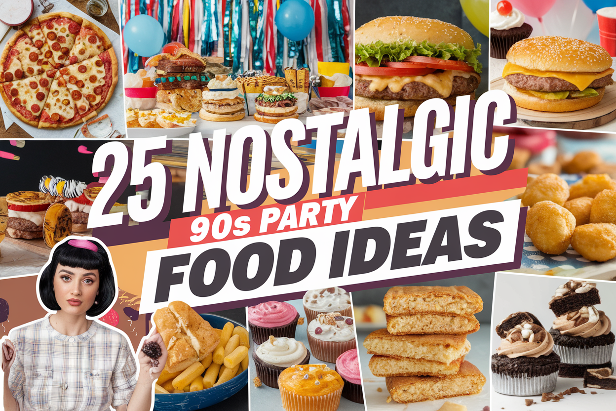 Nostalgic 90s Party Food Ideas