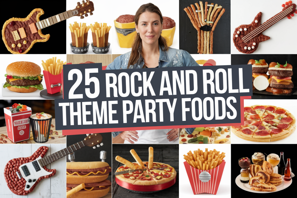 Rock and Roll Theme Party Food Ideas