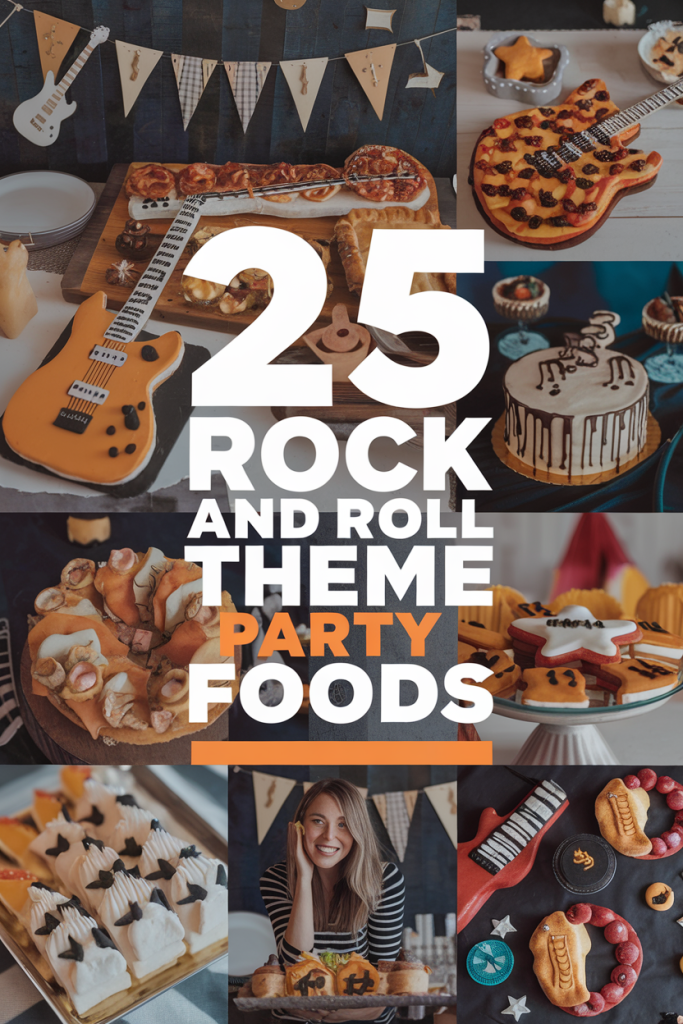 Rock and Roll Theme Party Food Ideas