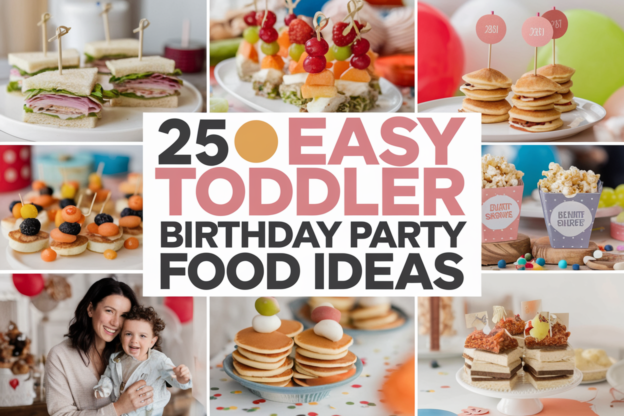 25 Toddler Birthday Party Food Ideas For Every Taste – Sweet, Savory & Fun!