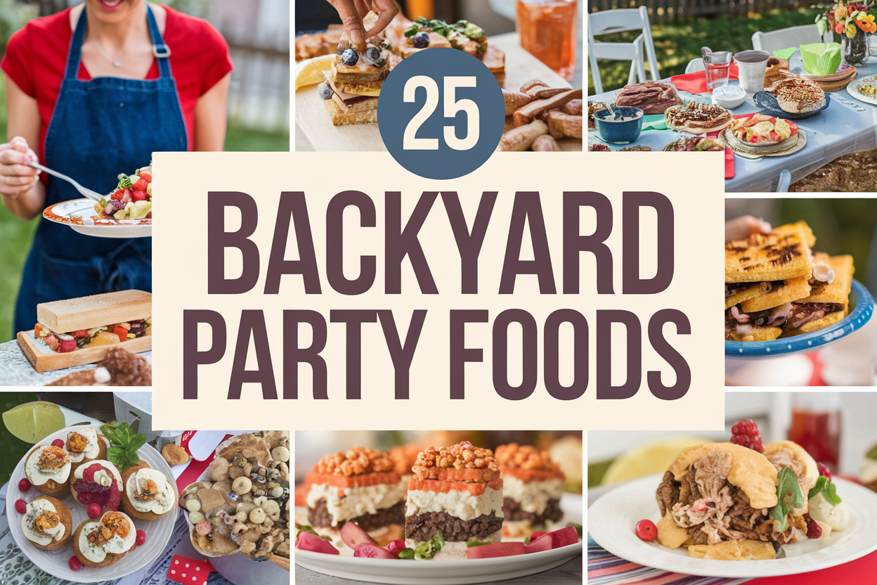 backyard party foods