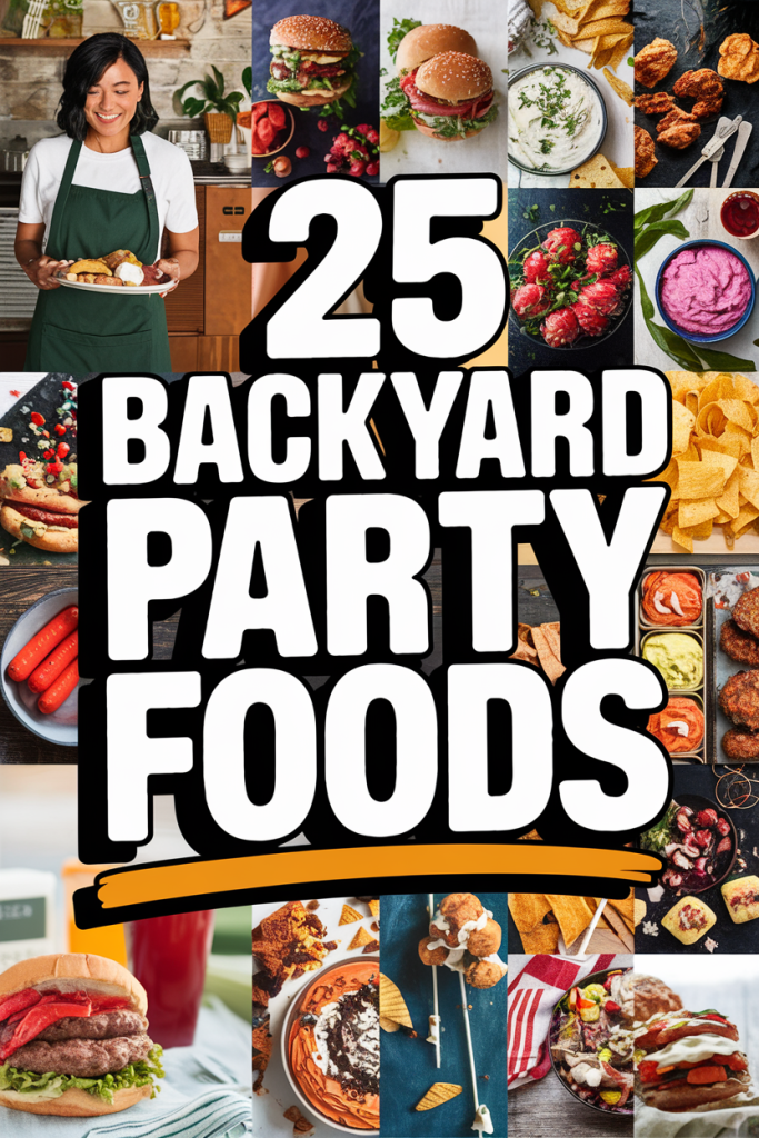 backyard party foods