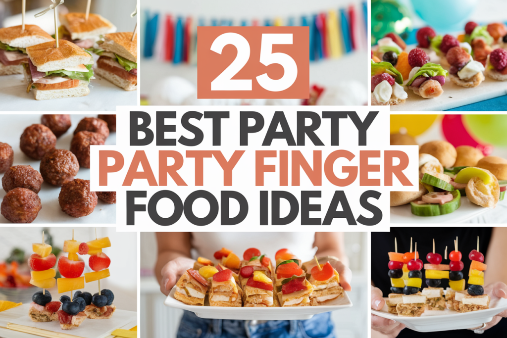 best finger party foods