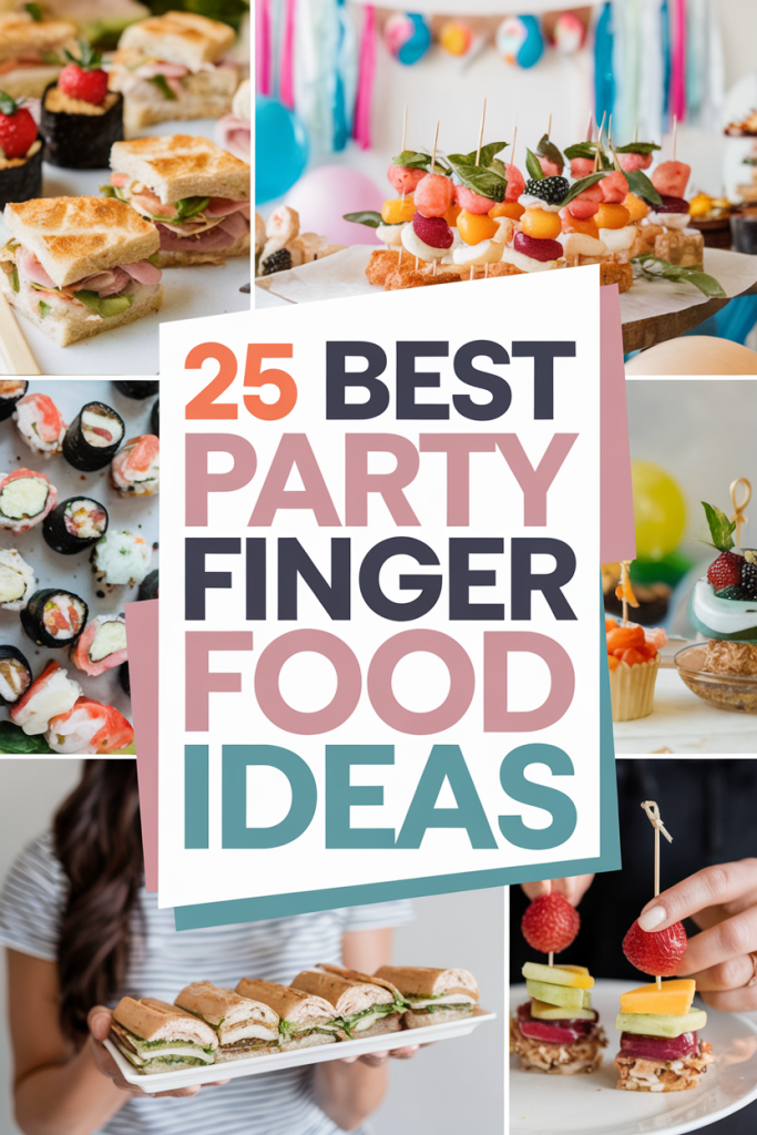 best finger party foods