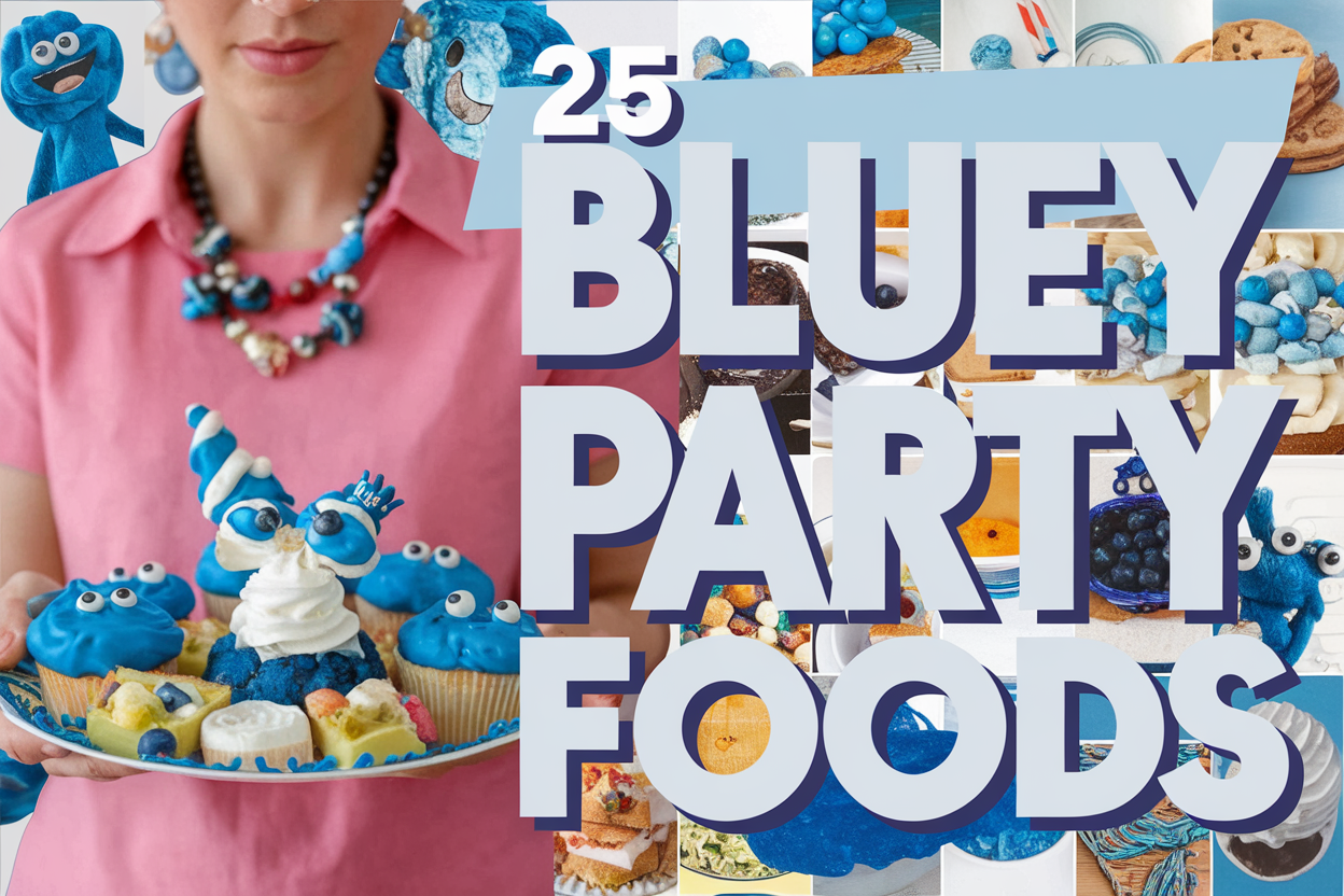 bluey party foods