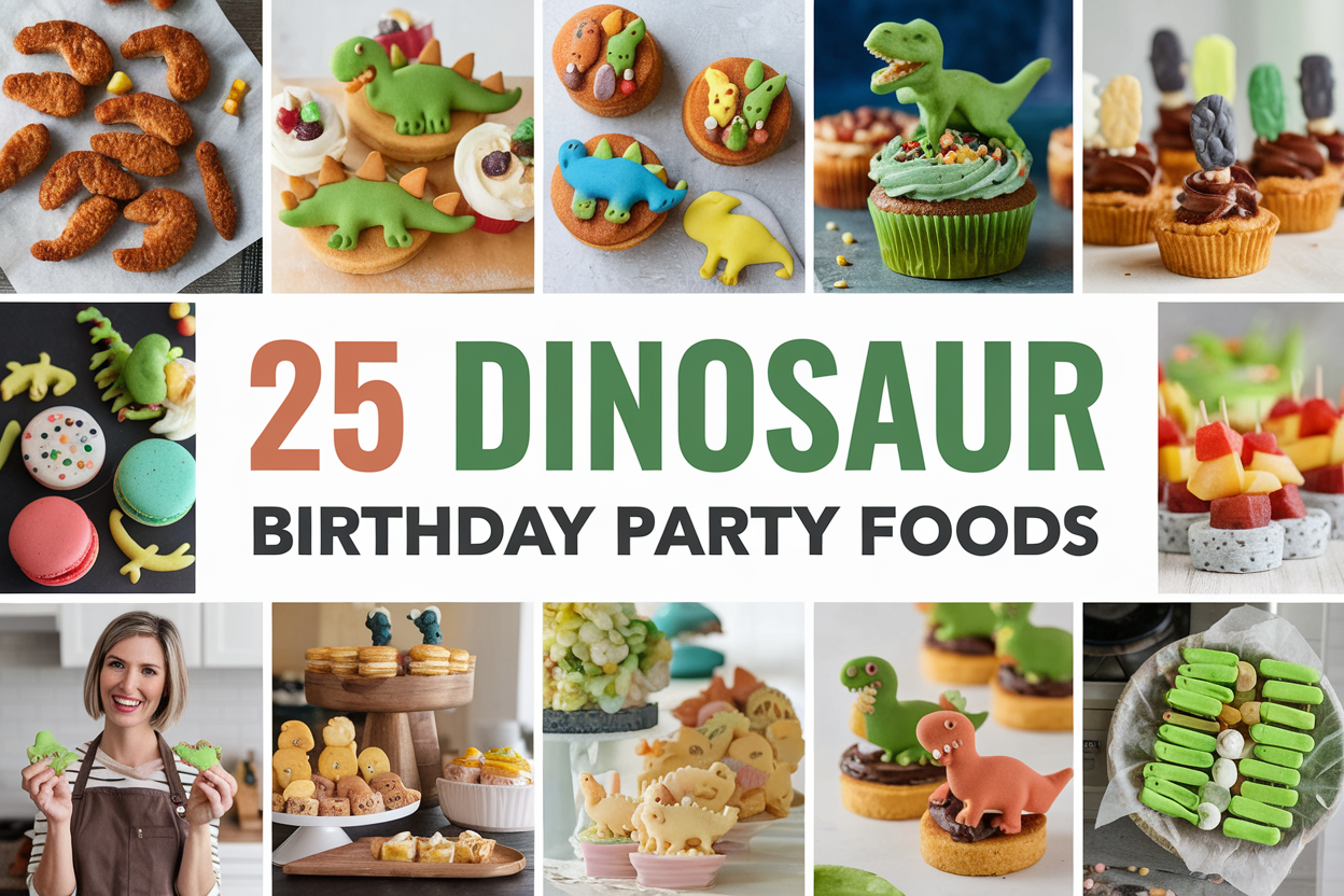 Dinosaur Birthday Party Food Ideas