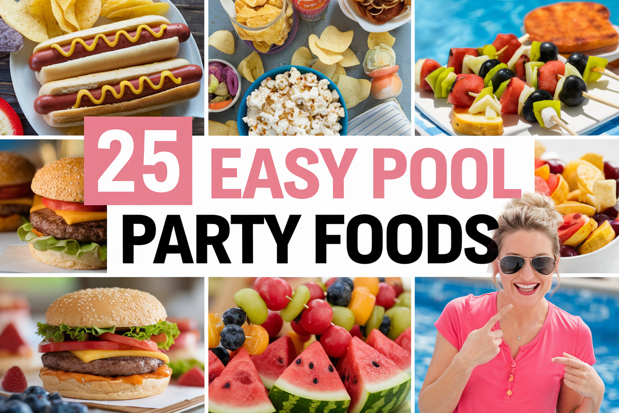 easy pool party foods