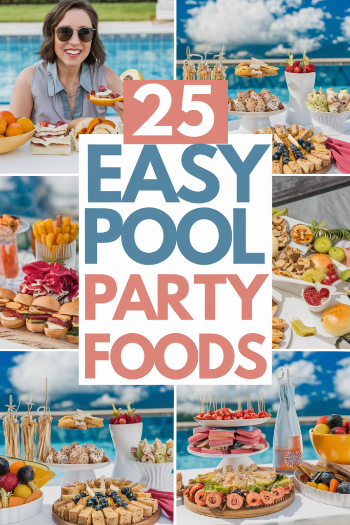 easy pool party foods