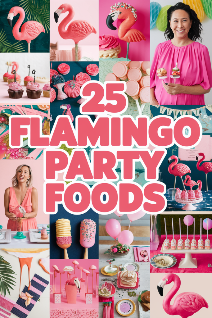 flamingo party foods