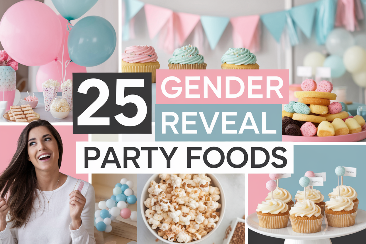 Gender Reveal Party Food