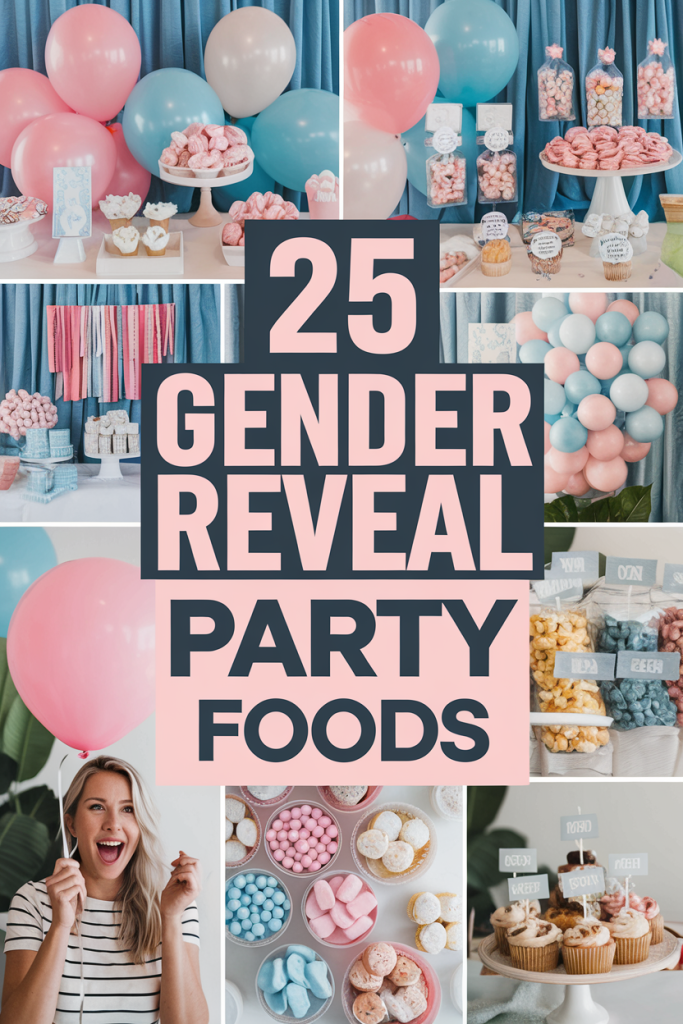 Gender Reveal Party Food