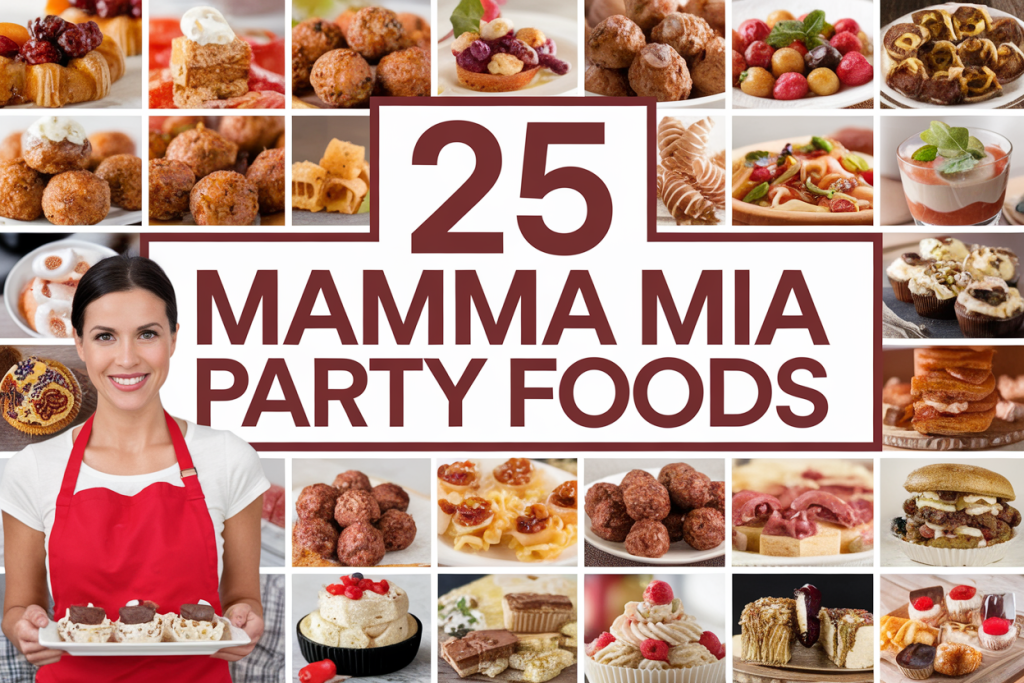 mamma mia party food