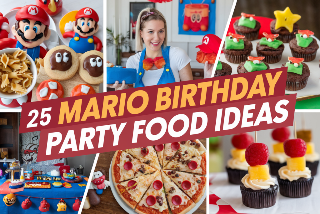 mario birthday party food