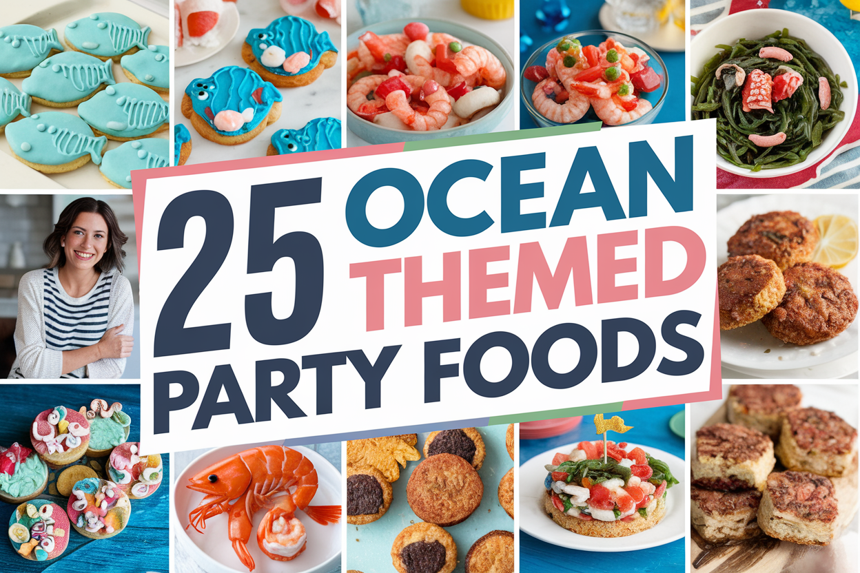 ocean themed party foods