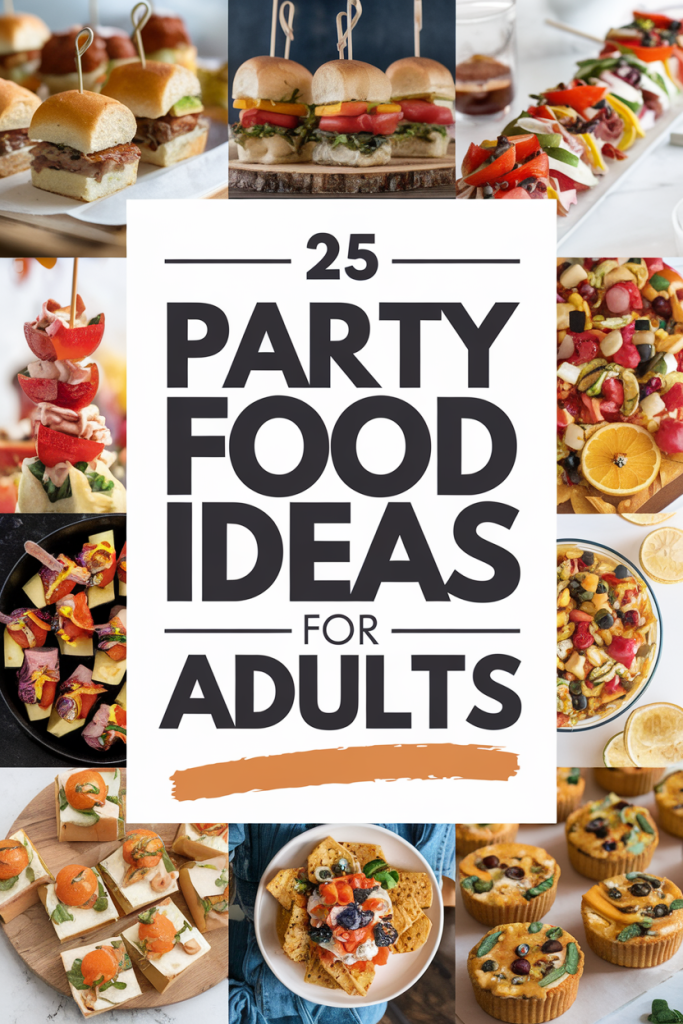 Party Food Ideas for Adults