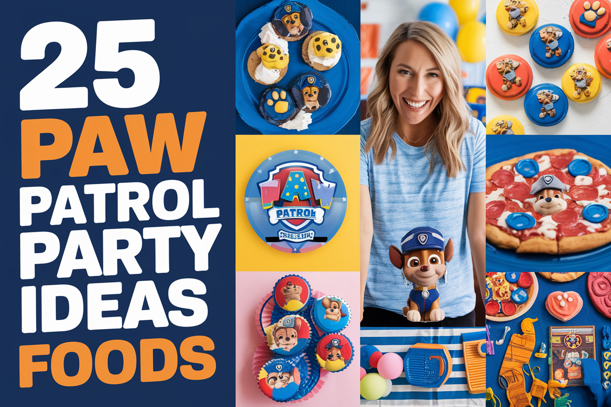 paw patrol party ideas foods