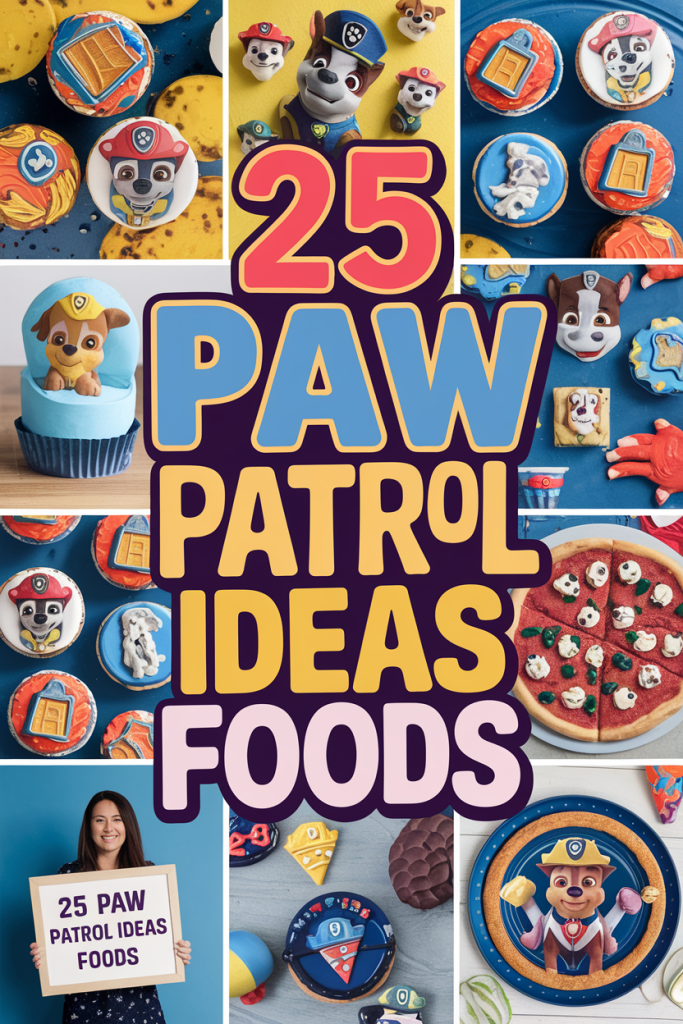 paw patrol party ideas foods