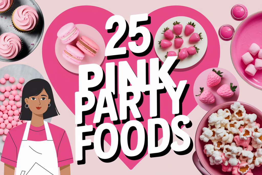 pink party food