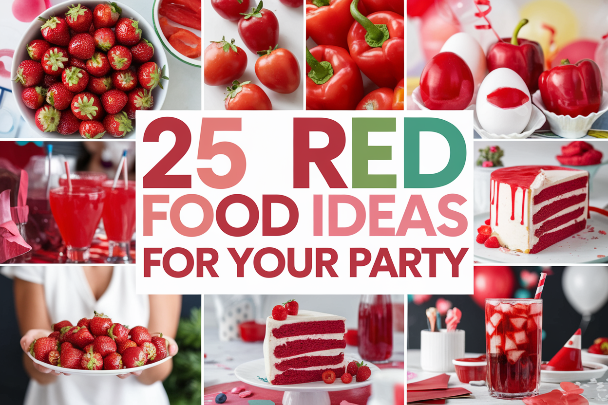 red food ideas party