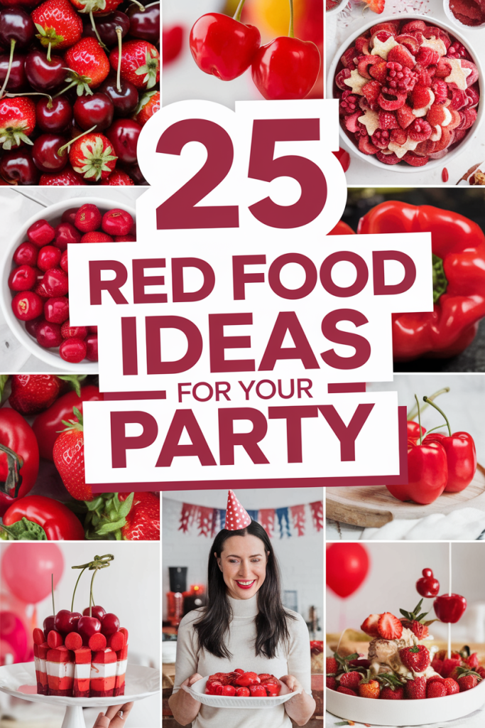 red food ideas party