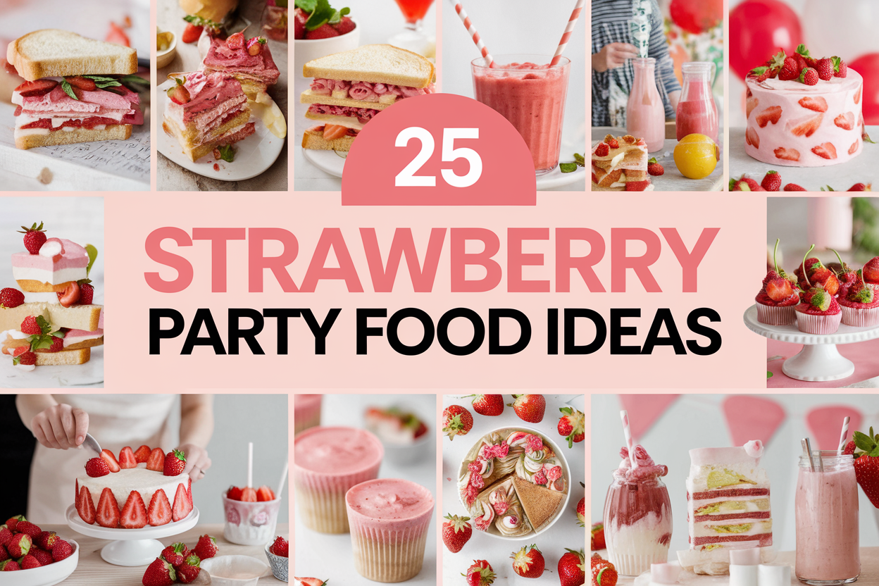 strawberry party food