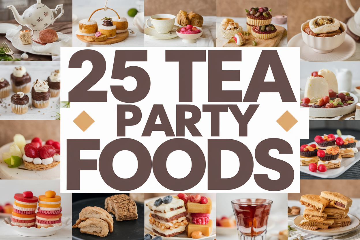 Easy Tea Party Foods