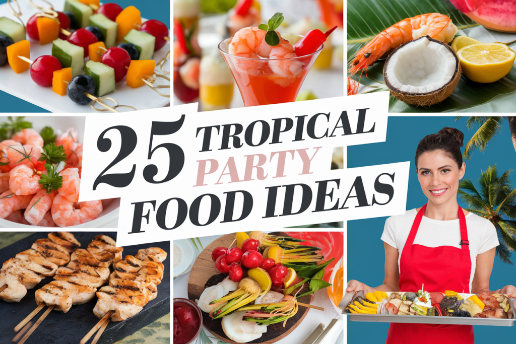 tropical party food Ideas