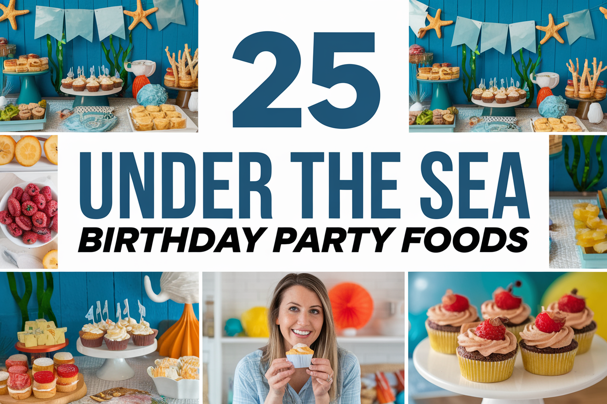 under the sea birthday party food